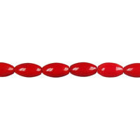 Coral Rice Beads, 16-Inch Strand, Beads for Jewelry Making