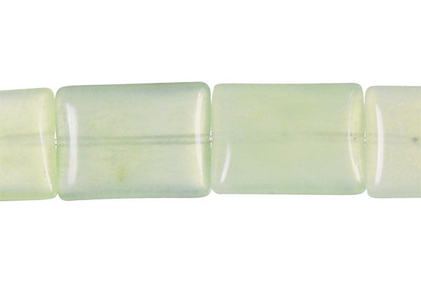 New Jade Puffy Rectangle Beads, 16-Inch Strand, Beads for Jewelry Making