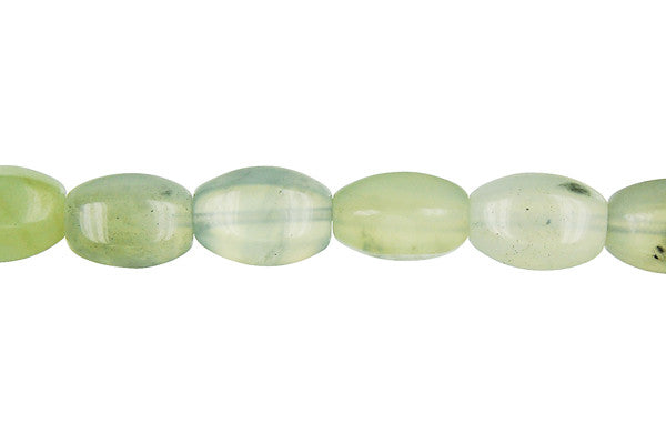 New Jade Hexagon Rice Beads, 16-Inch Strand, Beads for Jewelry Making