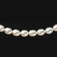 Fine Grade White Beads, 16-Inch Strand, Beads for Jewelry Making