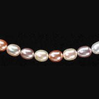 Fine Grade White & Pink Beads, 16-Inch Strand, Beads for Jewelry Making