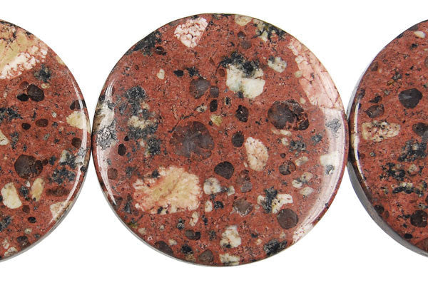 Mica Quartz Coin Beads, 16-Inch Strand, Beads for Jewelry Making