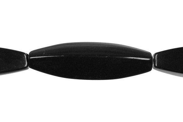 Black Swan Square Rice Beads, 16-Inch Strand, Beads for Jewelry Making