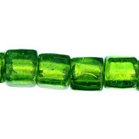 Murano Cube Beads, 16-Inch Strand, Beads for Jewelry Making