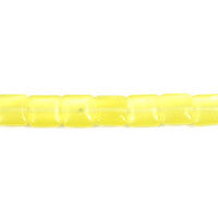Light Yellow Fancy Square Beads, 16-Inch Strand, Beads for Jewelry Making