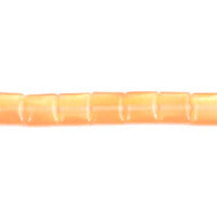 Peach Fancy Square Beads, 16-Inch Strand, Beads for Jewelry Making