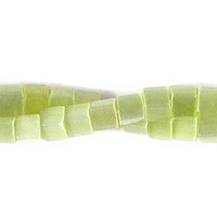 Olive Drab Cube Beads, 16-Inch Strand, Beads for Jewelry Making