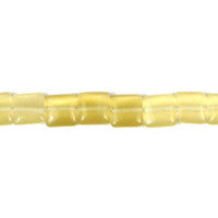Champagne Fancy Square Beads, 16-Inch Strand, Beads for Jewelry Making