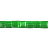 Light Emerald Fancy Square Beads, 16-Inch Strand, Beads for Jewelry Making