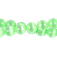 Mint Round Beads, 16-Inch Strand, Beads for Jewelry Making