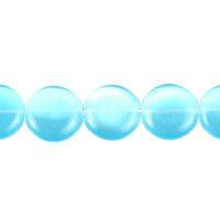Aquamarine (Fiber Optic) Coin (A Grade)