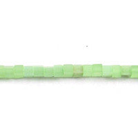 Mint Cube Beads, 16-Inch Strand, Beads for Jewelry Making