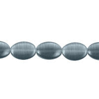 Light Midnight Blue Flat Oval Beads, 16-Inch Strand, Beads for Jewelry Making