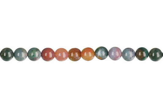 Fancy Jasper Beads - Round - 4mm - 16-inch - unbranded beads for jewelry making