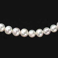 Fine Grade White Beads, 16-Inch Strand, Beads for Jewelry Making