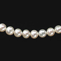 Fine Grade White Beads, 16-Inch Strand, Beads for Jewelry Making