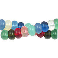 Multicolor Quartz Rondelle Beads, 16-Inch Strand, Beads for Jewelry Making