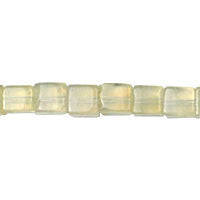 Pineapple Quartz Cube Beads, 16-Inch Strand, Beads for Jewelry Making