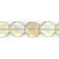 Pineapple Quartz Octagon Beads, 16-Inch Strand, Beads for Jewelry Making