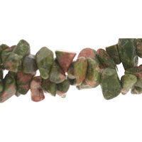 Unakite Chips Beads, 36-Inch Strand, Jewelry Making Supplies