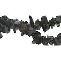 Snowflake Obsidian Chips Beads, 36-Inch Strand, Jewelry Making Supplies