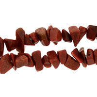 Gold Stone Chips Beads