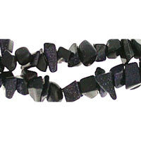 Blue Stone Chips Beads, 36-Inch Strand, Beads for Jewelry Making