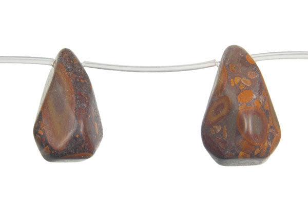 Golden Jasper Machine Briolette Faceted Beads, 16-Inch Strand, Beads for Jewelry Making