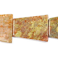 Unakite Ladder Beads, 16-Inch Strand, Jewelry Making Supplies