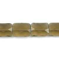 Smoky Quartz Faceted Rectangle