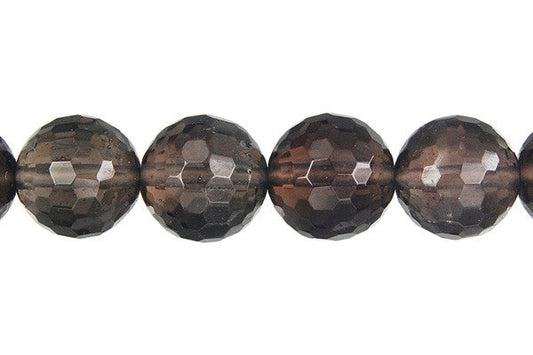 Smoky Quartz Faceted Round