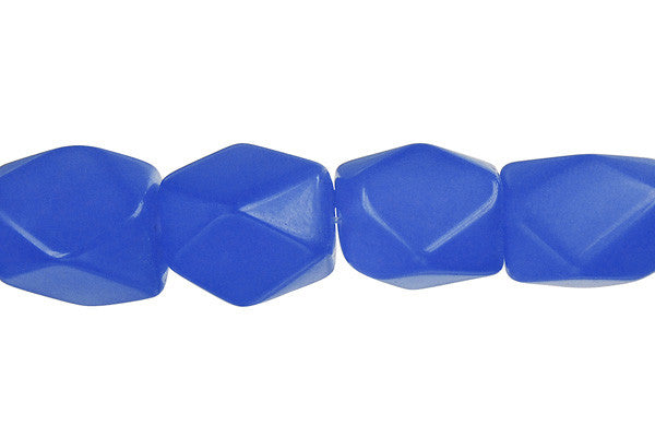 Blue Quartz Faceted Nugget