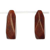 Chocolate Aventurine Machine Briolette Faceted Beads, 16-Inch Strand, Beads for Jewelry Making