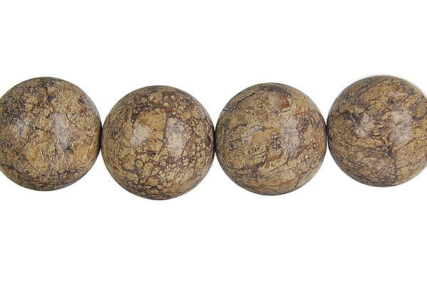 Picasso Jasper Round Beads, 16-Inch Strand, Beads for Jewelry Making