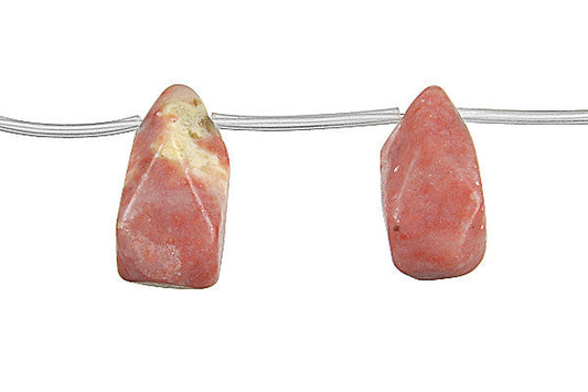 Spice Jasper Machine Faceted Briolette Beads