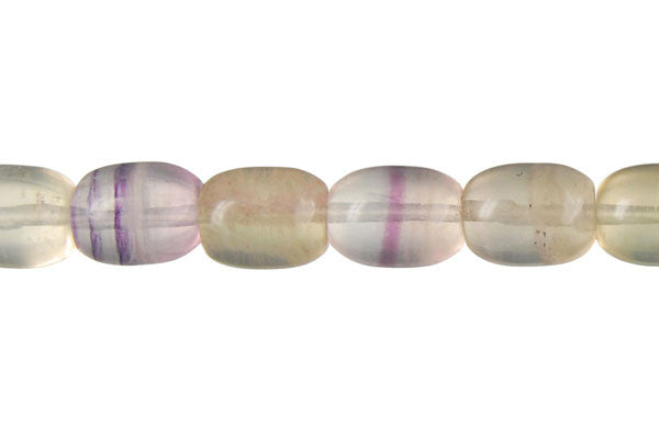 Fluorite Drum Beads