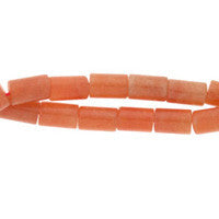 Carnelian Tube Beads, 16-Inch Strand, Beads for Jewelry Making