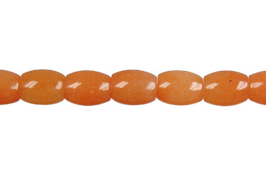 Carnelian Drum Beads, 16-Inch Strand, Beads for Jewelry Making