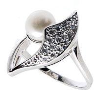 Sterling Silver CZ Paved Sets Style (la72)